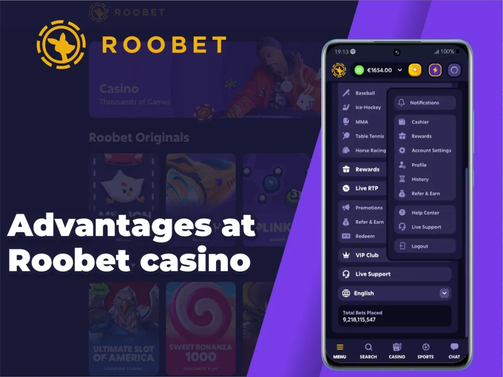 advantages of using Roobet