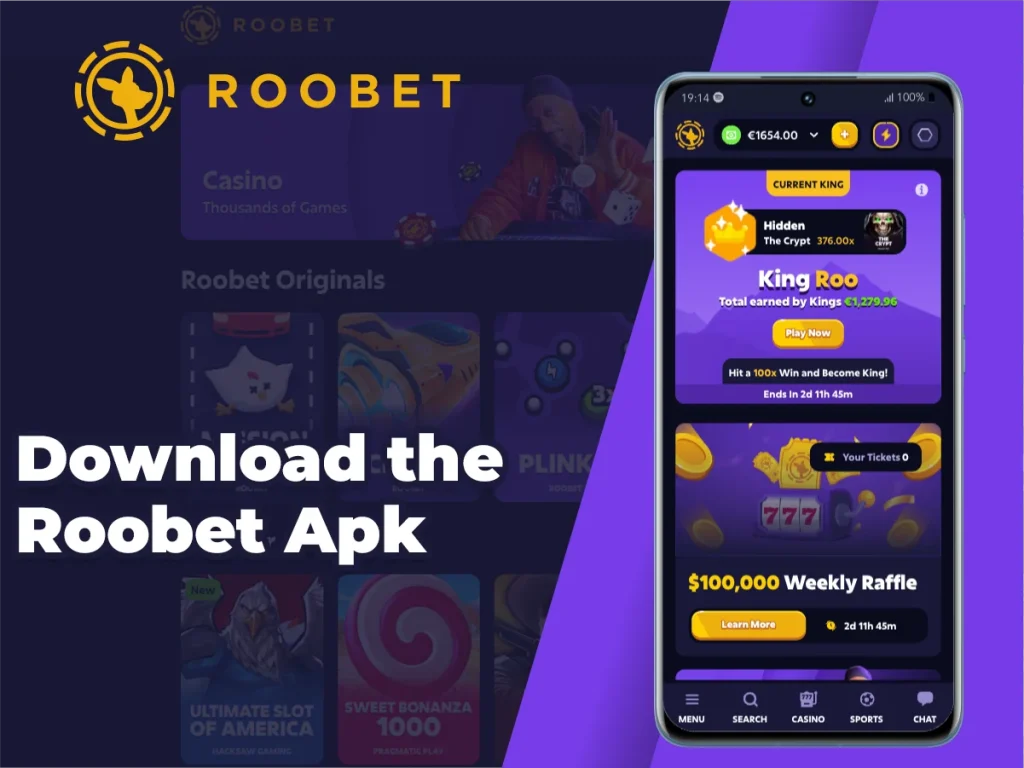 Download Roobet apk