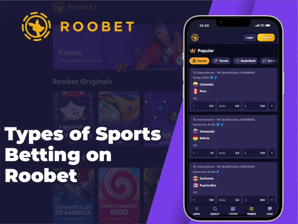 Types of sports betting
